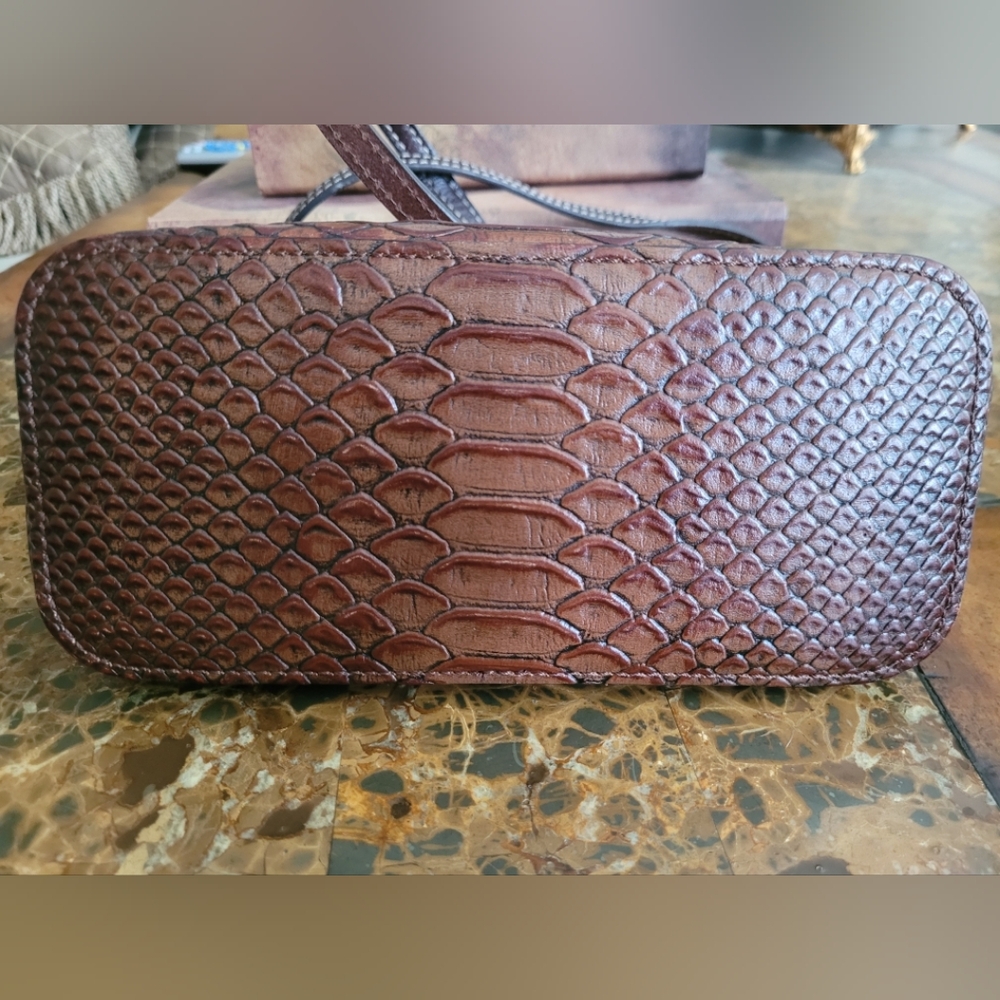 Dooney & Bourke Brown Crossbody Bag - Picture 5 of 10